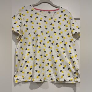 Boden XL lemons Tee